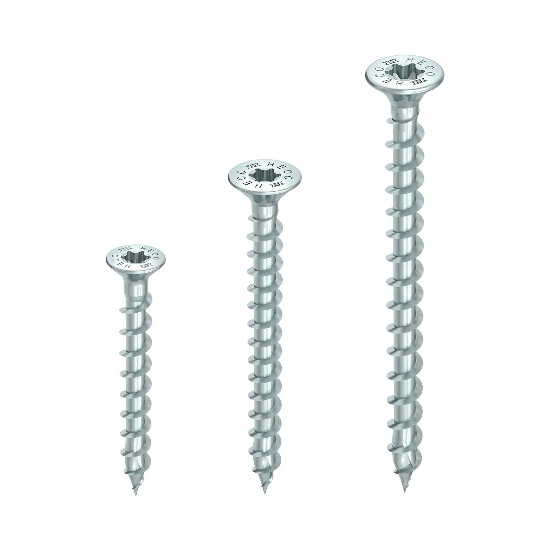 Topix Plus Holzbauschrauben, Vollgewinde, HECO-Drive HD-20, Senkkopf mit Frästasche
