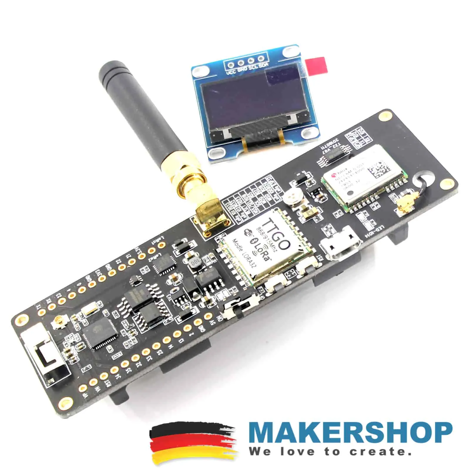 TTGO SET T-Beam ESP32 868Mhz + OLED – Bluetooth WiFi GPS NEO-6M SMA LORA 32 – Bild 3