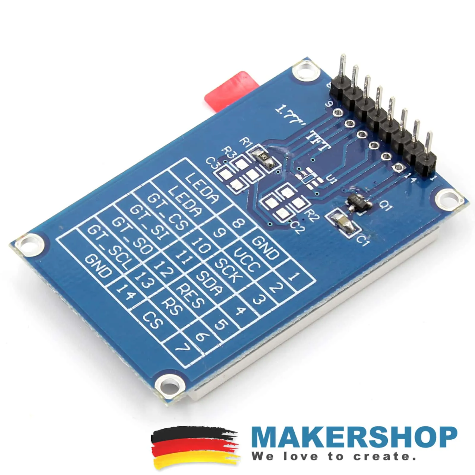1.8 1.77 Zoll TFT 128×160 SPI ST7735 Display Anzeige Arduino Raspberry Pi – Bild 3
