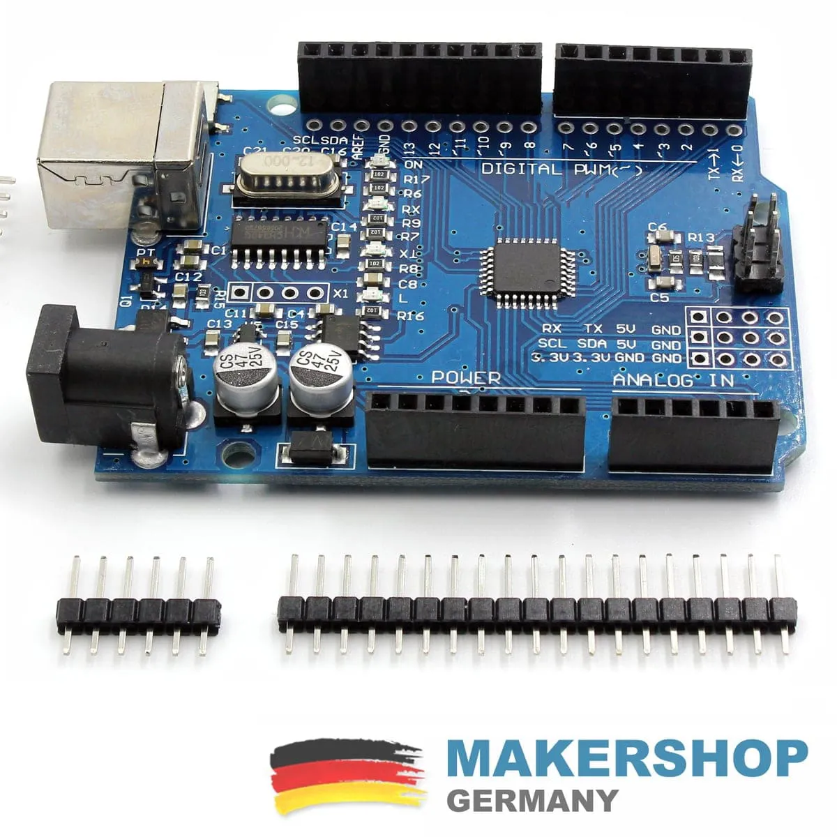 ATmega328 Board R3 kompatibel zu Arduino Uno mit CH34X USB Chipsatz – Bild 2