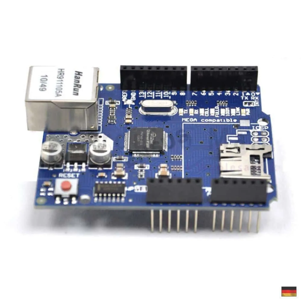 W5100 Ethernet LAN Netzwerk Shield für Arduino UNO MEGA2560 WizNet RJ45 Board – Bild 5