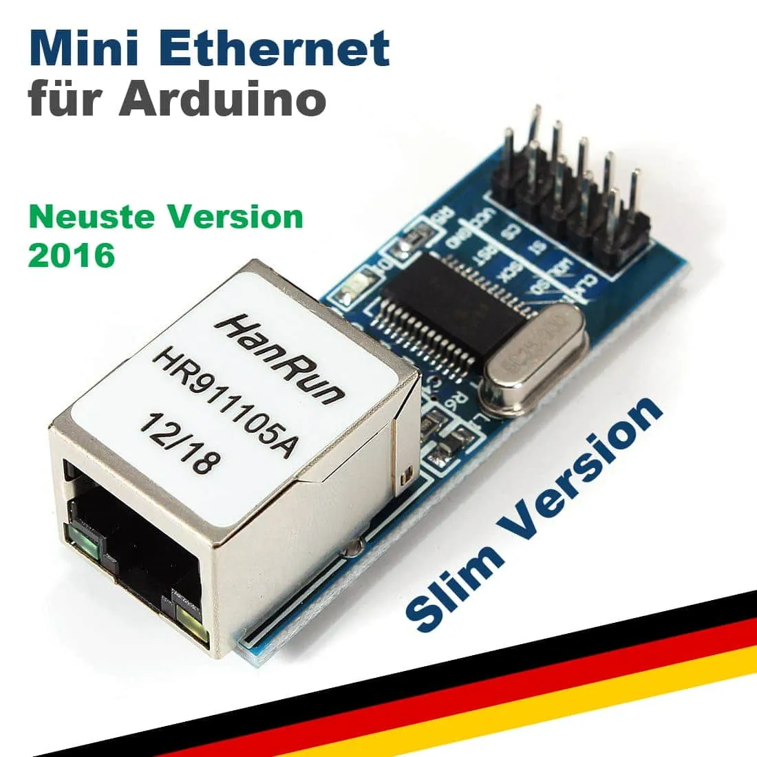 Mini Ethernet LAN RJ45 Netzwerk Modul ENC28J60 Arduino SPI CP01002 G23