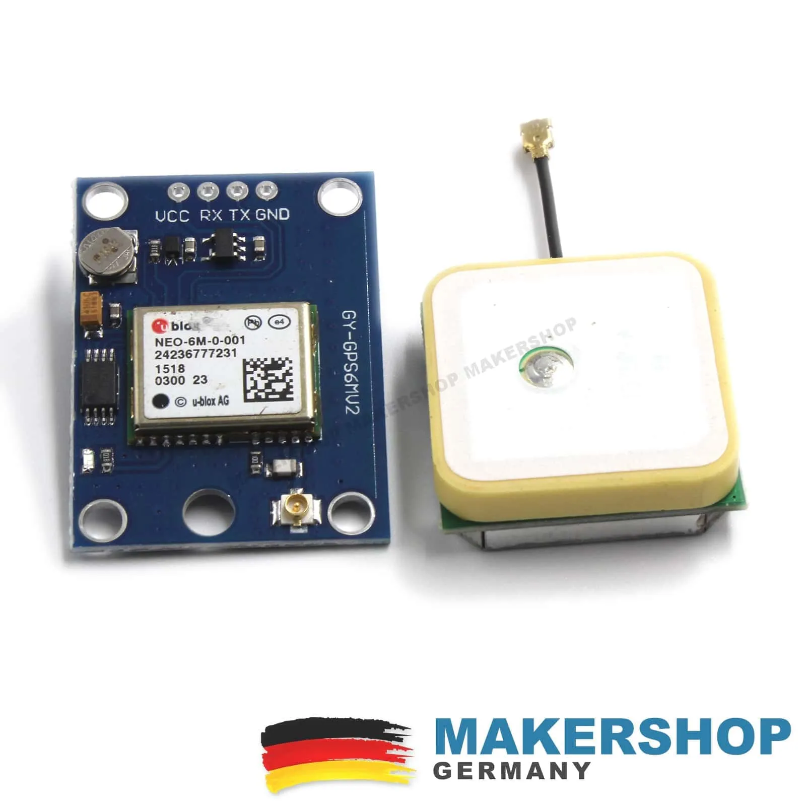 Ublox NEO 6M-GPS Modul GY-GPS6MV2 UART Arduino Raspberry Module GY-NEO6MV2 – Bild 2
