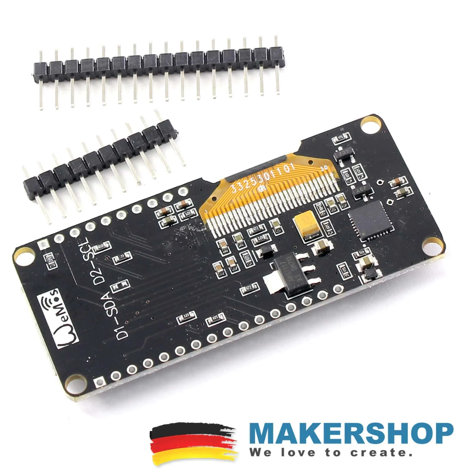 NodeMCU ESP8266 mit OLED Display Wemos ESP-12F CP2102 Development Dev Board – Bild 4