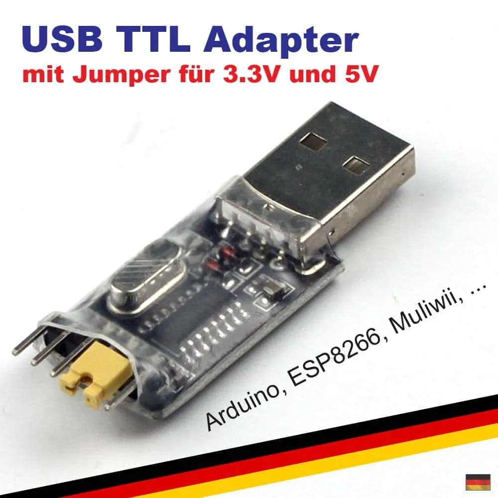 USB 2.0 CH340 G TTL Konverter Adapter CP2102 PL2303 UART FTDI Arduino 5V + 3.3V – Bild 4